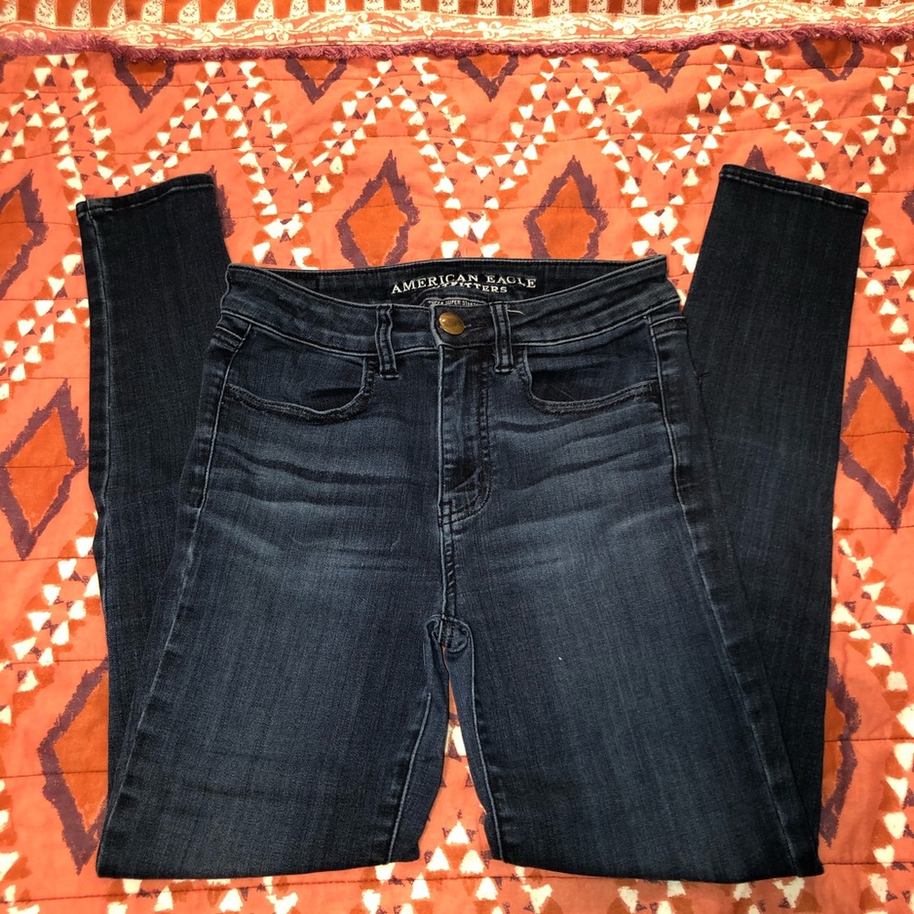 American Eagle superx2 stretch high-rise Jeggings